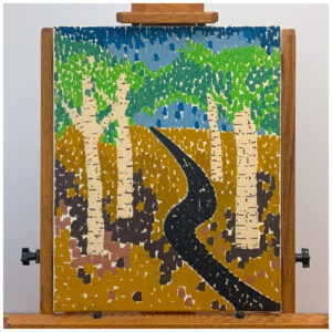On the Trail, Original Oil on Canvas, 16″×20″