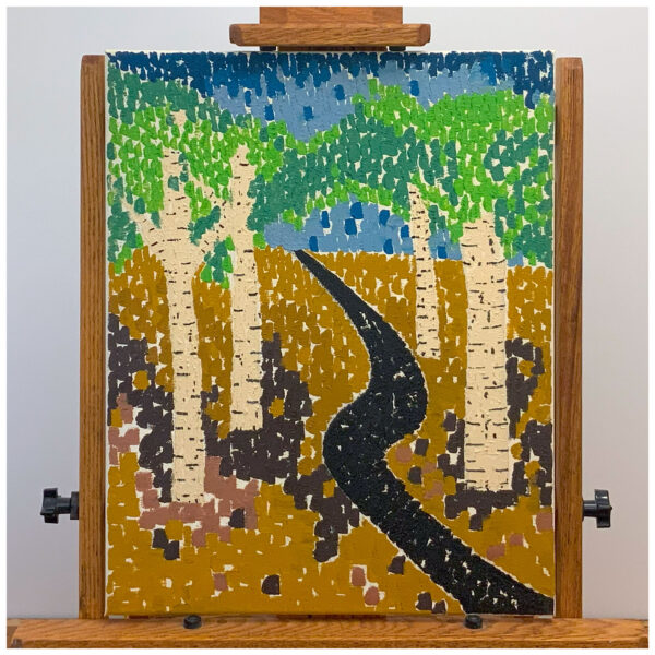 On the Trail, Original Oil on Canvas, 16″×20″