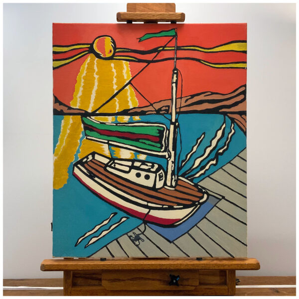 Sailor's Delight, Original Oil on Canvas, 20″×24″