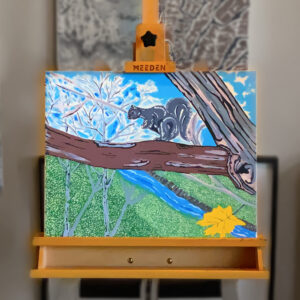 Fall Setting In, Original Acrylic on Canvas, 20″×16″
