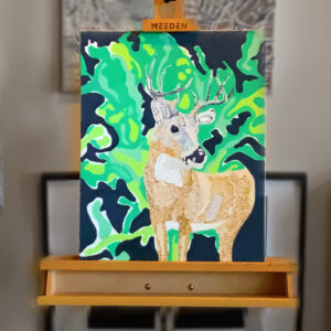 The Buck, Original Oil Painting, 16″×20″