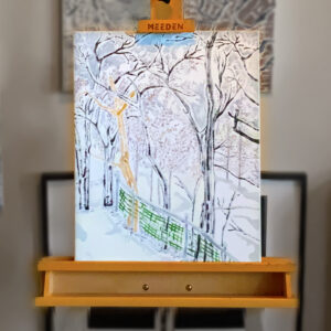 Winter Day, Original Oil on Canvas, 16″×20″