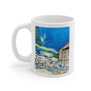 Reflections in the Snow, Ceramic Mug, 11oz