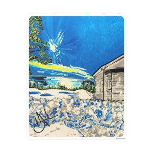 Reflections in the Snow, Premium Photo Art Poster, 11"x14"