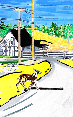 Wild Walk by Toronto Artist Vernon Deagle