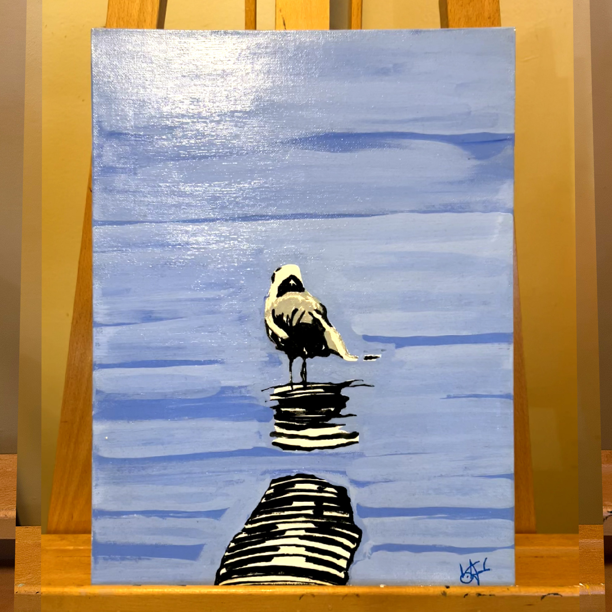Solitude — Acrylic, 11¾ × 15¾ in. $250